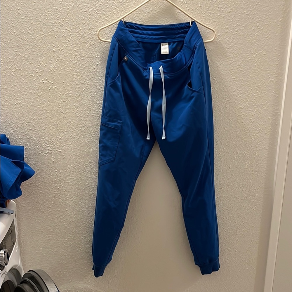 Figs Royal Blue Jogger Scrub Pants